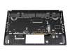 Keyboard incl. topcase DE (german) black/black with backlight original suitable for MSI GS76 11UH/11UG/11UE (MS-17M1)