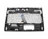 Keyboard incl. topcase DE (german) black/black with backlight original suitable for MSI WS60 6QJ/6QI/6QH/7RJ (MS-16H8)