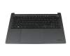 Keyboard incl. topcase DE (german) black/black with backlight original suitable for Medion S10 X31M (S16431)