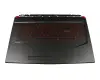 Keyboard incl. topcase DE (german) black/black with backlight red backlight original suitable for MSI GL73 9RC/9RCX/9SC (MS-17C8)