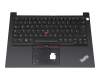 Keyboard incl. topcase DE (german) black/black with mouse-stick without backlight original suitable for Lenovo ThinkPad E14 (20RA/20RB)