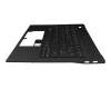 Keyboard incl. topcase DE (german) black/blue/black with backlight original suitable for Acer Swift 7 (SF714-52T)