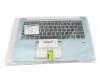 Keyboard incl. topcase DE (german) black/blue with backlight original suitable for Acer Swift 3 (SF314-41G)