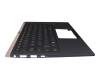 Keyboard incl. topcase DE (german) black/blue with backlight original suitable for Asus UX433FA