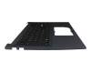 Keyboard incl. topcase DE (german) black/blue with backlight original suitable for Asus VivoBook Pro 15 K3500PA