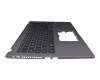 Keyboard incl. topcase DE (german) black/grey original suitable for Asus F515JP
