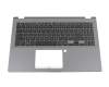 Keyboard incl. topcase DE (german) black/grey original suitable for Asus Pro P3540FA