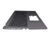 Keyboard incl. topcase DE (german) black/grey original suitable for Asus R565JA