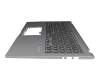 Keyboard incl. topcase DE (german) black/grey original suitable for Asus VivoBook 15 M515DA