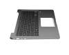 Keyboard incl. topcase DE (german) black/grey original suitable for Asus X406UA