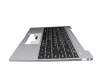 Keyboard incl. topcase DE (german) black/grey original suitable for Emdoor NS14AP