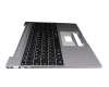 Keyboard incl. topcase DE (german) black/grey original suitable for Emdoor NS15AL
