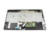 Keyboard incl. topcase DE (german) black/grey original suitable for HP 250 G7