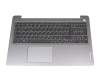 Keyboard incl. topcase DE (german) black/grey original suitable for Lenovo IdeaPad 3-15ALC6 (82KU)