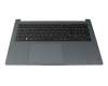 Keyboard incl. topcase DE (german) black/grey original suitable for Medion Akoya P17619