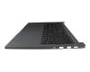 Keyboard incl. topcase DE (german) black/grey original suitable for Medion Akoya P17619