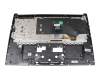 Keyboard incl. topcase DE (german) black/grey with backlight original suitable for Acer Chromebook 514 (CB514-1H)