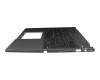 Keyboard incl. topcase DE (german) black/grey with backlight original suitable for Acer Spin 5 (SP513-54N)