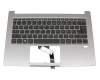 Keyboard incl. topcase DE (german) black/grey with backlight original suitable for Acer Swift 3 (SF314-57G)