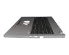 Keyboard incl. topcase DE (german) black/grey with backlight original suitable for Acer TravelMate P2 (TMP216-51T)