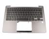 Keyboard incl. topcase DE (german) black/grey with backlight original suitable for Asus ZenBook 13 UX331UA