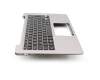 Keyboard incl. topcase DE (german) black/grey with backlight original suitable for Asus ZenBook UX310UQ
