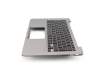 Keyboard incl. topcase DE (german) black/grey with backlight original suitable for Asus ZenBook UX310UQ