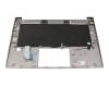 Keyboard incl. topcase DE (german) black/grey with backlight original suitable for HP ZBook Studio G8
