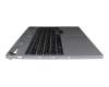 Keyboard incl. topcase DE (german) black/grey with backlight original suitable for Lenovo Legion 5-16IRX9 (83DG/83EW)