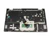 Keyboard incl. topcase DE (german) black/grey with backlight original suitable for Lenovo ThinkBook 14s Yoga G2 (21DM)