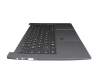 Keyboard incl. topcase DE (german) black/grey with backlight original suitable for Medion Akoya S14409