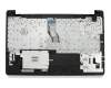 Keyboard incl. topcase DE (german) black/grey with fine pattern original suitable for HP 17-bs100
