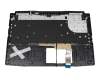 Keyboard incl. topcase DE (german) black/red/black with backlight original suitable for MSI GF66 11UC/11UD/11SC (MS-1582)