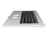 Keyboard incl. topcase DE (german) black/silver original suitable for Acer Aspire 3 (A314-36P)