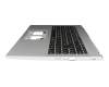 Keyboard incl. topcase DE (german) black/silver original suitable for Acer Aspire 3 (A315-44P)