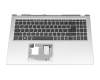 Keyboard incl. topcase DE (german) black/silver original suitable for Acer Aspire 3 (A315-58)