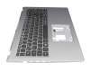 Keyboard incl. topcase DE (german) black/silver original suitable for Acer Aspire 5 (A515-56)