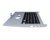 Keyboard incl. topcase DE (german) black/silver original suitable for Acer Chromebook 314 (CB314-1H)