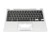 Keyboard incl. topcase DE (german) black/silver original suitable for Acer Chromebook Spin 11 (CP311-2HN)