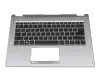 Keyboard incl. topcase DE (german) black/silver original suitable for Acer Spin 1 (SP114-31)