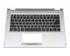 Keyboard incl. topcase DE (german) black/silver original suitable for Acer Spin 3 (SP314-21)