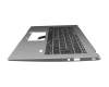 Keyboard incl. topcase DE (german) black/silver original suitable for Acer Swift 1 (SF114-34)
