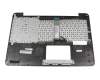 Keyboard incl. topcase DE (german) black/silver original suitable for Asus F555UB