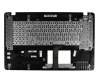 Keyboard incl. topcase DE (german) black/silver original suitable for Asus F750JB
