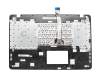 Keyboard incl. topcase DE (german) black/silver original suitable for Asus F751LK