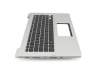 Keyboard incl. topcase DE (german) black/silver original suitable for Asus Transformer Book Flip TP300LD