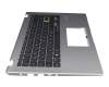 Keyboard incl. topcase DE (german) black/silver original suitable for Asus VivoBook 14 E410MA