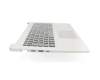 Keyboard incl. topcase DE (german) black/silver with backlight and fingerprint original suitable for Asus VivoBook Pro X580VD