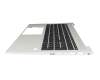 Keyboard incl. topcase DE (german) black/silver with backlight and mouse-stick original suitable for HP EliteBook 850 G8