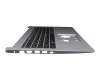 Keyboard incl. topcase DE (german) black/silver with backlight original suitable for Acer Aspire 5 (A515-44G)